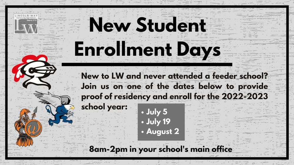 New Student Enrollment Days 