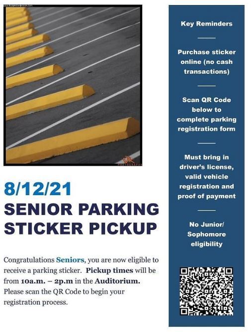 LWE Senior Parking Information