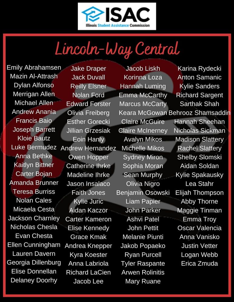 LW Central Illinois State Scholars