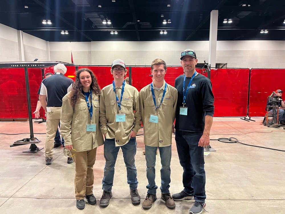 East Welding Fabrication Team Wins 1st Place in State