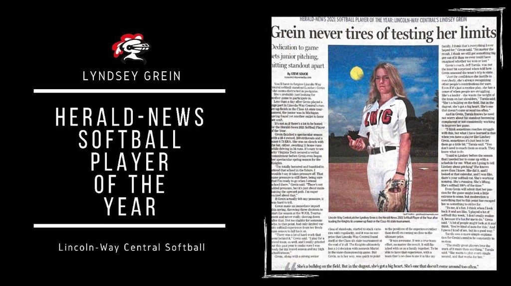 Softball Player of the Year