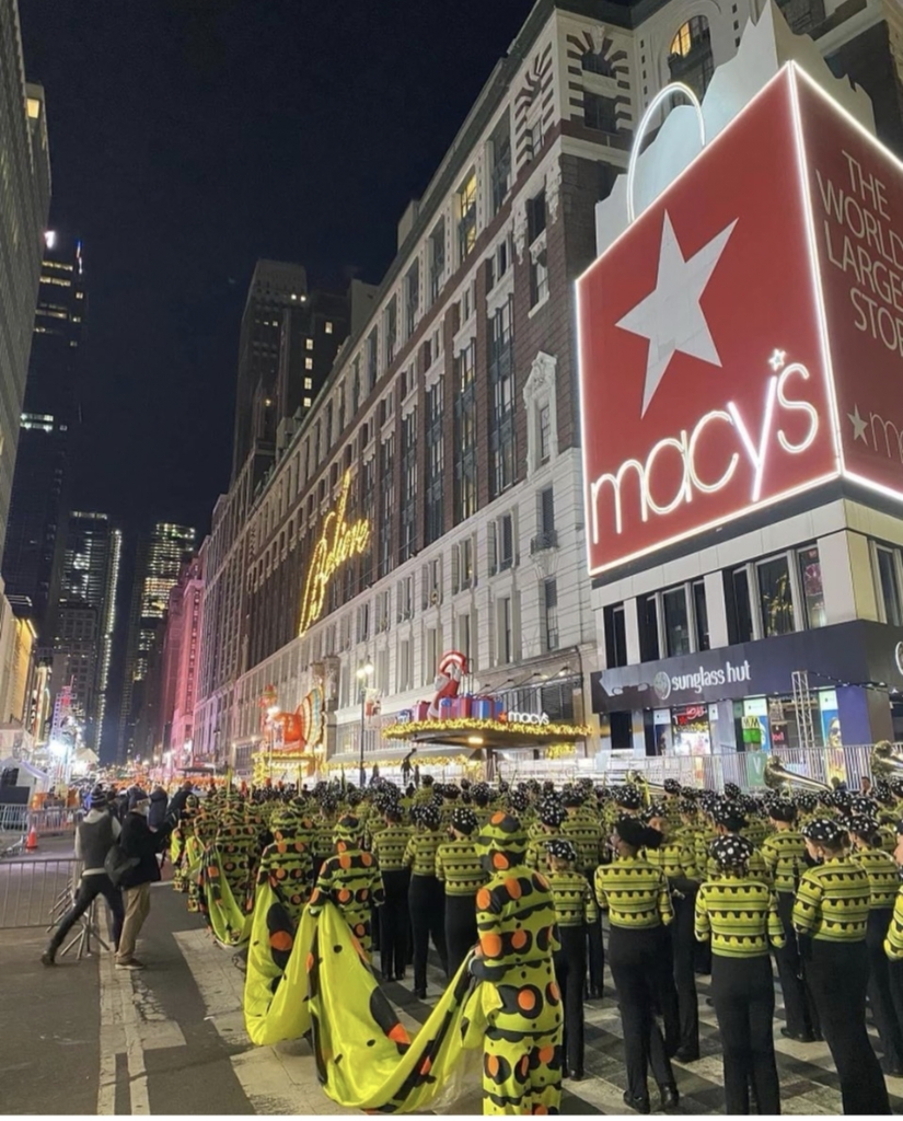 We are looking forward to seeing @lwmarchingband perform in the Macy's Thanksgiving Parade!