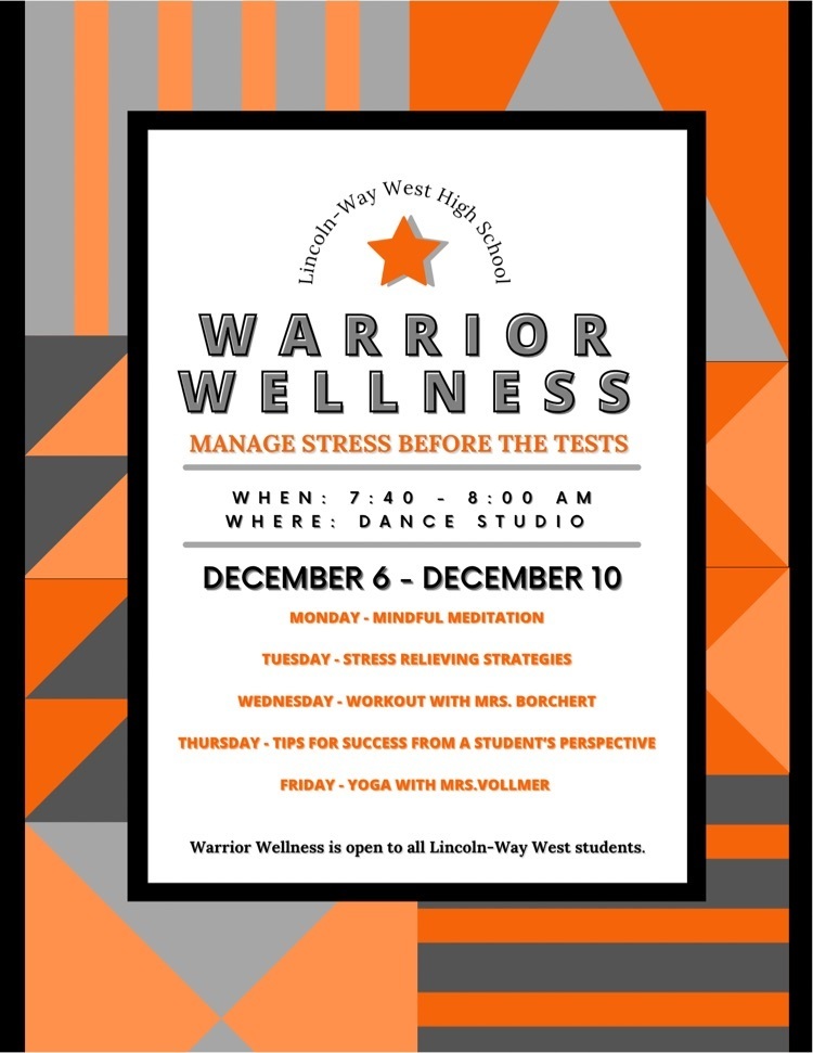 Warrior wellness poster 
