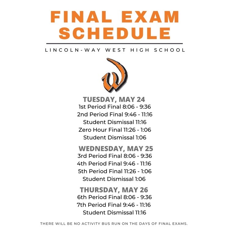 final exam schedule 