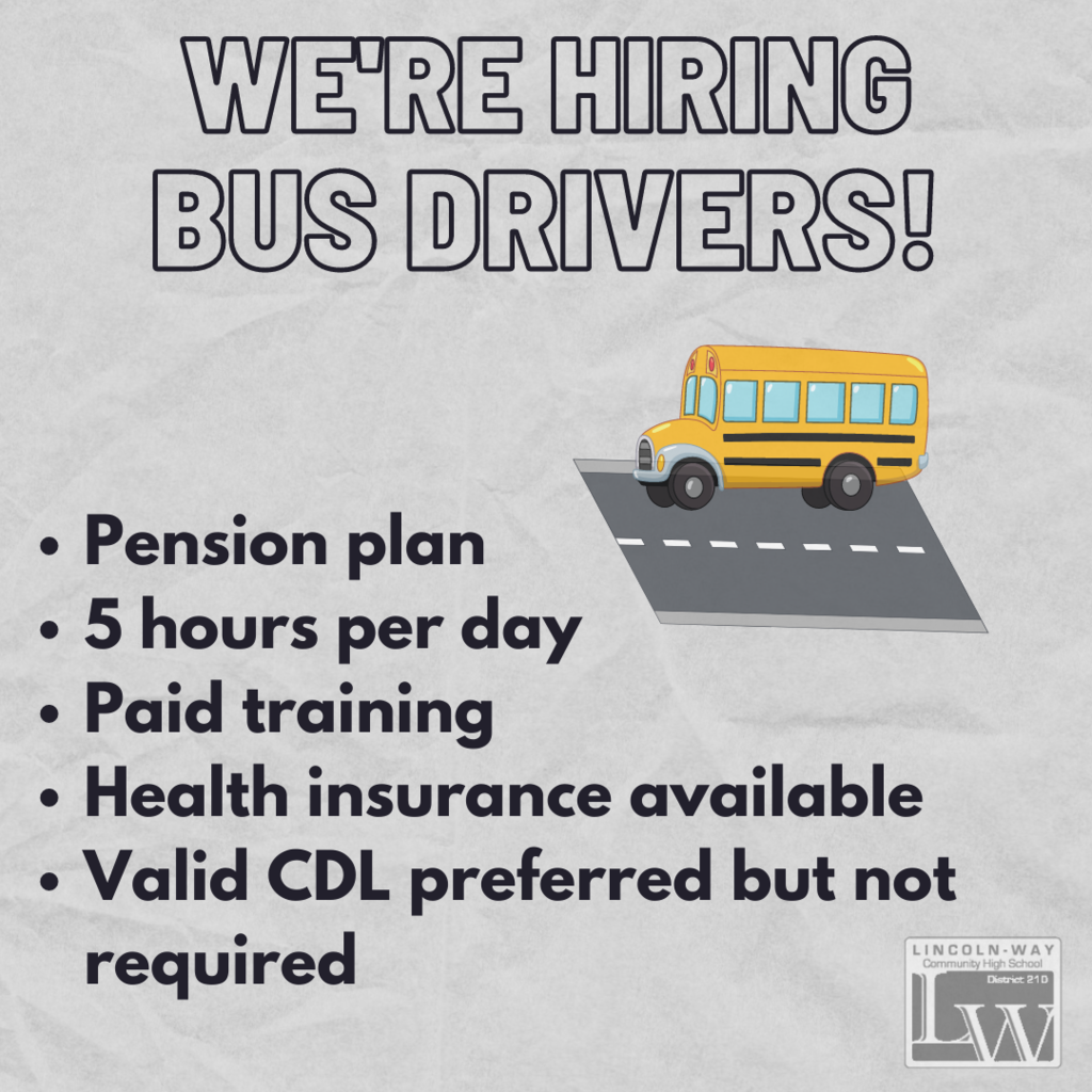 We're hiring bus drivers!